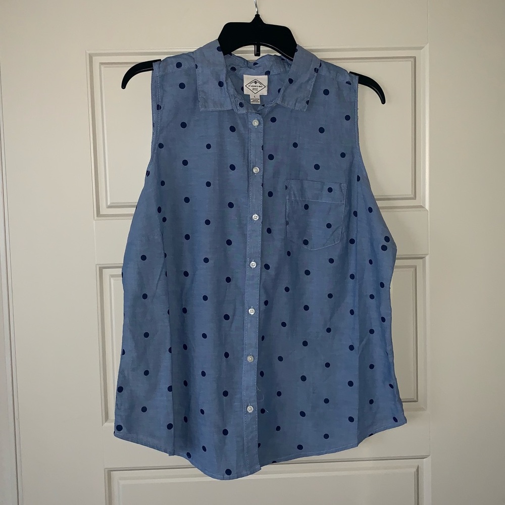 St Johns Bay sleeveless top Size Large